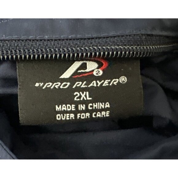 Auburn Tigers Jacket Mens 2XL Reversible‎ Nylon Fleece Pullover Pro Player Y2K - Picture 3 of 13